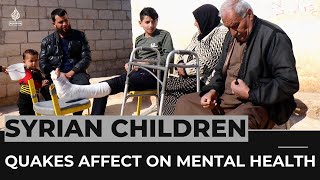 Earthquakes affect Syrian children’s mental health