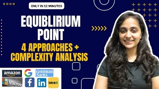 Equilibrium Point | Must Do Interview Questions | Geeks For Geeks | SDE