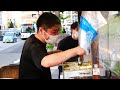 japanese old style bbq stalls are popular with many people｜japanese street food