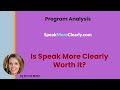 speak more clearly course review and testimonial