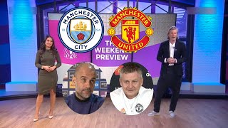 Man City vs Man United Previews And Predictions | Title Target🔥 Pep & Ole Solskjaer Interview