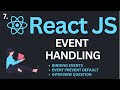 Event Handling in ReactJs Tutorial | Complete React Course #7
