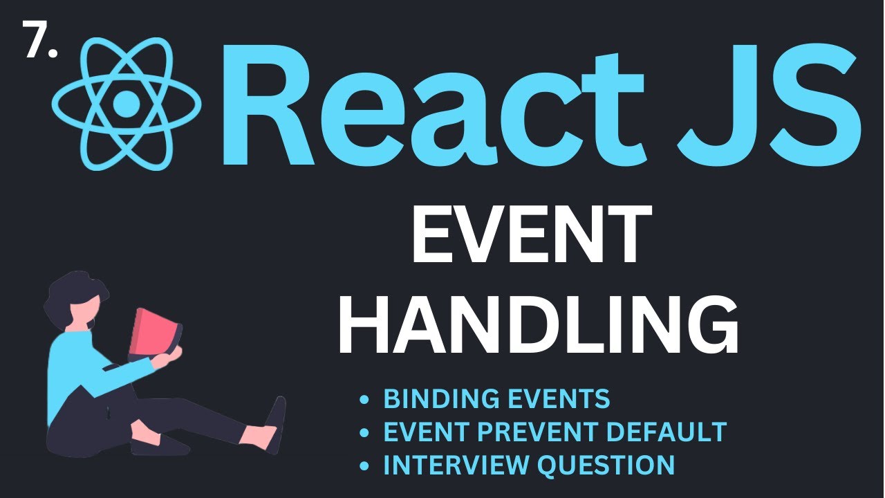 Event Handling In ReactJs Tutorial | Complete React Course #7 - YouTube