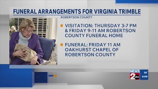 Funeral arrangements for Virginia Trimble