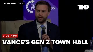 JD Vance sits with Turning Point PAC for a Gen-Z town hall