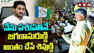 నేను పశుపతినే..జగణాసురుణ్ణి అంతం చేసే శివుణ్ణి | Chandrababu Strong Counter To YS Jagan | ABN