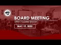 FCUSD Board Meeting 5/19/2022 - Closed/Open Session