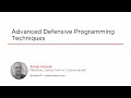 Course Preview: Advanced Defensive Programming Techniques