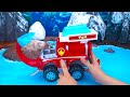 paw patrol toys unboxing asmr paw patrol rescue training center with big ala deluxe truck