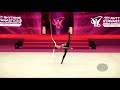 dragan annaliese rou 2021 rhythmic worlds kitakyushu jpn qualifications ribbon