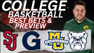 College Basketball Predictions | St. John's vs Georgetown | Marquette vs Butler | CBB Picks 1/28/25