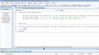How To Make A Simple Auto Clicker VB 2008