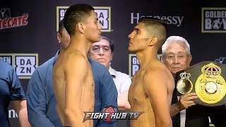 VERGIL ORTIZ & ANTONIO OROZCO COME FACE TO FACE IN TEXAS - FULL WEIGH IN & FACE OFF VIDEO