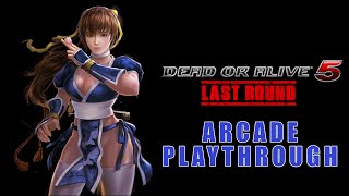 DOA5LR Kasumi Arcade Run (Timestamps in description) #doa #doa5lr #kasumi #かすみ