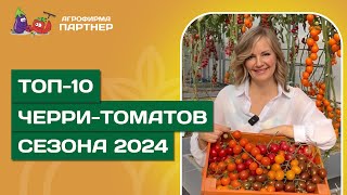 ТОП 10 ЧЕРРИ ТОМАТОВ СЕЗОНА 2024 ИТОГИ ОТ АГРОФИРМЫ ПАРТНЕР