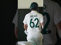 travis head s fiery reaction to being bowled out shorts