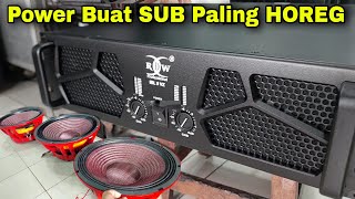 TENAGANE GANAS LUR! POWER RDW IBL9VZ & FA20000 - Spesial Buat SUBWOOFER