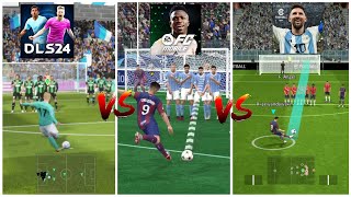 DLS 24 vs eFootball 24 vs Total Football vs Vive Le vs FIFA Mobile World Cup | Realistic Freekick