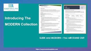 Modern Resume Templates || Stand Out and Get Noticed by Recruiters and Hiring Managers