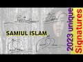 Design your  signature|| online SAMIUL  ISLAM signature||  2023 SignatureTalent hunt signature