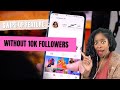 How to Add Your Links to Instagram Stories (Without 10K Followers) SWIPE UP Feature in stories