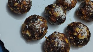 Easy khajoor laddo recipe  #asmr #healthy #sweet #recipe