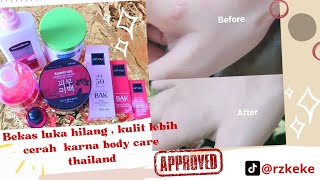 REVIEW HASIL PEMAKAIAN BODY CARE THAILAND SELAMA 3 BULAN | THE ELF, BP SERUM , SKINDOSE,\u0026 MEVERA.