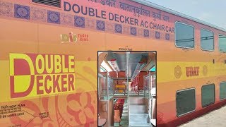 Exclusive : Inside Double Decker Coach | Vizag to Vijayawada Double Decker Train Uday Express