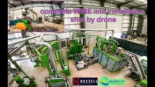 WIRE PRO 2000 Guidetti Recycling plant - installation and start-up in UK