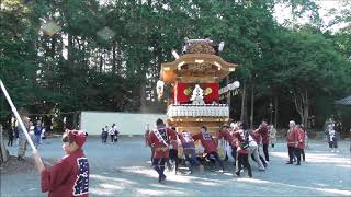 2019.09.15.浜松市 宮口六所神社祭典 あ組の宮出し