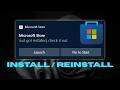 How to Install or Reinstall Microsoft Store on Windows 11 & 10 (Easy Fix 2026)