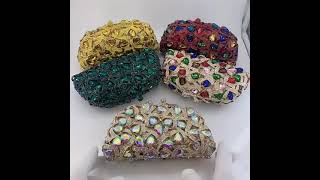 Gemstones Embedded Clutch Crystal Purse - CrystalClutch.com