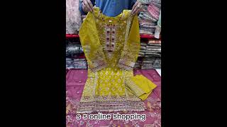 Organza Stuff/organza dress designs/ dress in pakistan/Now stylish thread embroidery#youtube