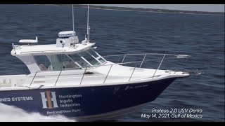 Huntington Ingalls Industries Debuts Proteus Unmanned Surface Test Vessel