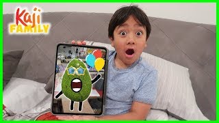 What games on my iPad with Ryan!!! Pet Avocado is Alive!!!
