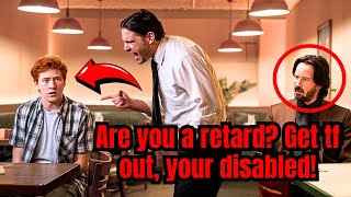 A Waiter HUMILIATES a Deaf Man at a Restaurant – But Keanu Reeves Overhears and Takes Action!