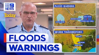 Flood warnings issued for parts of Victoria | 9 News Australia