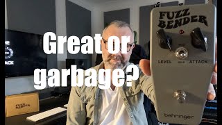 Will it bend? Behringer Fuzz Bender demo