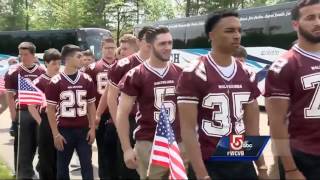 Sea of Blue: Moving show of support for fallen officer