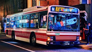 【渋24系統】【小田急バス】PKG-LV234L2(08-D9270)走行音