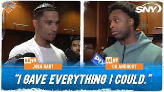 Josh Hart and OG Anunoby on support of Knicks fans, overcoming injuries throughout season | SNY