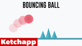 BOUNCING BALL by Ketchapp Review | One-Tap Basketball | iOS App Gameplay (Android, iPhone, iPad)