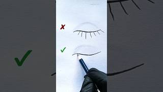 How to Draw Eyelashes 😱🤔😇 #shorts #craft #art #drawing #satisfying