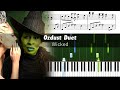 Wicked - Ozdust Duet (Ballroom Scene) - Piano Tutorial with Sheet Music