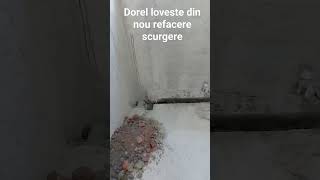 Dorel loveste din nou de data asta la scurgere