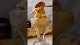 HELADO CASERO DE DULCE DE LECHE CON SÓLO 2 INGREDIENTES!🙌🏻🥹🤤😍 #recetasfaciles #helado #ddl