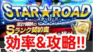 【スターロード】知らないと損する簡単攻略法はコレ‼効率の良い進め方。ゲットできるポイントが全然違う‼空は海が青いから。(プロスピA)