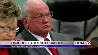 Former Campbell Co. judge indicted on rape, human trafficking charges pleads not guilty