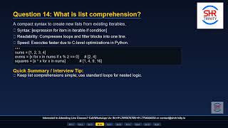 Python Interview Questions Series | Part 2: Intermediate Python | Questions 11–20