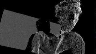 first point cloud. kinect//trapcode form. !